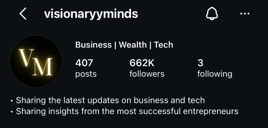 @visionaryyminds theme page